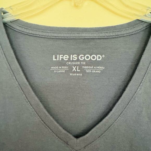 Life is Good Women Rosie the Riveter WE CAN DO IT 2020 V Neck Long Sleeve Shirt - Picture 3 of 6